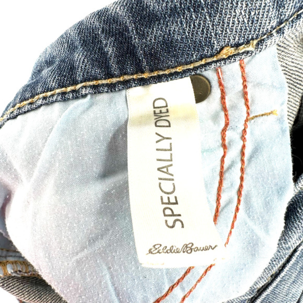 Eddie Bauer size 6 boyfriend fit jean shorts specially dyed - Picture 4 of 4